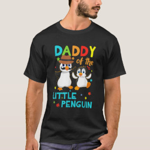 Pappa of Little Penguin Birthday Family Shirts Mat T Shirt