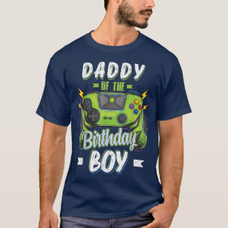 Pappa of the Birthday Boy Matching family Video Ga T Shirt
