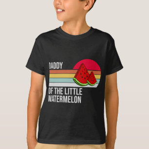 Pappa of the Little Watermelon - Fruit Family Matc T Shirt