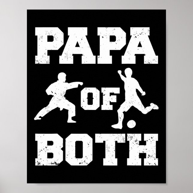 Pappa om både den berömda sångaren och Karate Papp Poster (Framsidan)