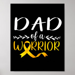 Pappa om ett stöd för ökad medvetenhet om cancer h poster