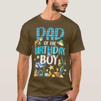 Pappa om fåglarnas havs-fiskens aqu-djur t shirt