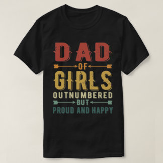  Pappa om flickor som inte räknas men som är stolt T Shirt
