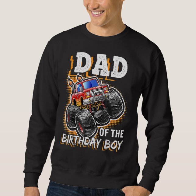 Pappa om födelsedagen, födelsedagen, födelsedagen  lång ärmad tröja (Framsida)