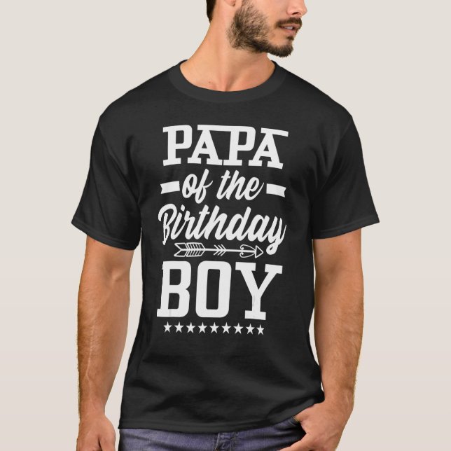 Pappa om födelsedagspojken Kärlek Firande B dag Fa T Shirt (Framsida)