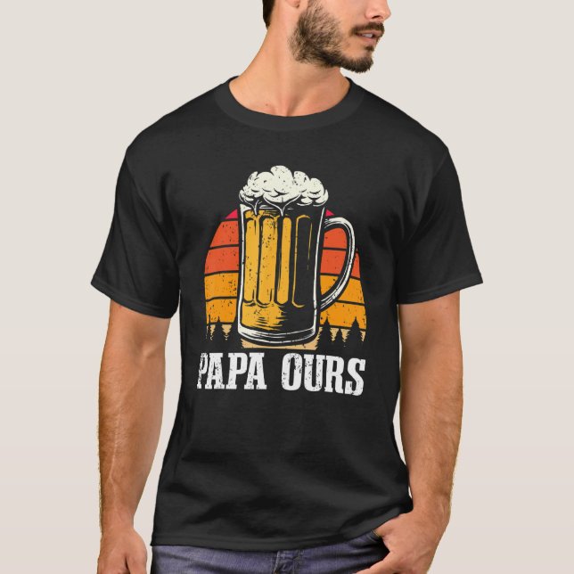 Pappa Ours Far och Ich Beste Freunde Für Leben B T Shirt (Framsida)