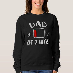 Pappa på 2 pojkar Låg energiförbrukning, Underbar T Shirt