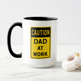 Pappa på arbetskaffemuggen mugg