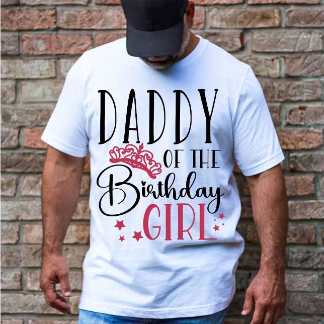 Pappa på Birthday Girl Squad Anpassningsbar Matchi T Shirt (Skapare uppladdad)