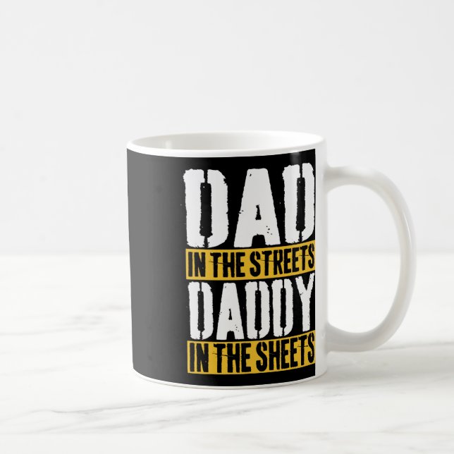 Pappa på gatorna i Lakan Far och#; s Kaffemugg (Höger)