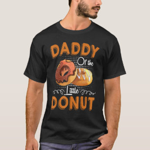 Pappa på lilla Donut Cute Gravid Announcem T Shirt