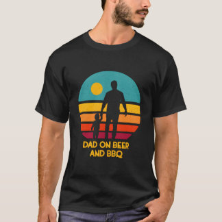 Pappa på öl och grill Pappa dricker far dricker T Shirt