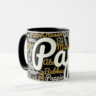 Pappa på olika språk mugg