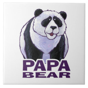 Pappa Panda Bear Kakelplatta