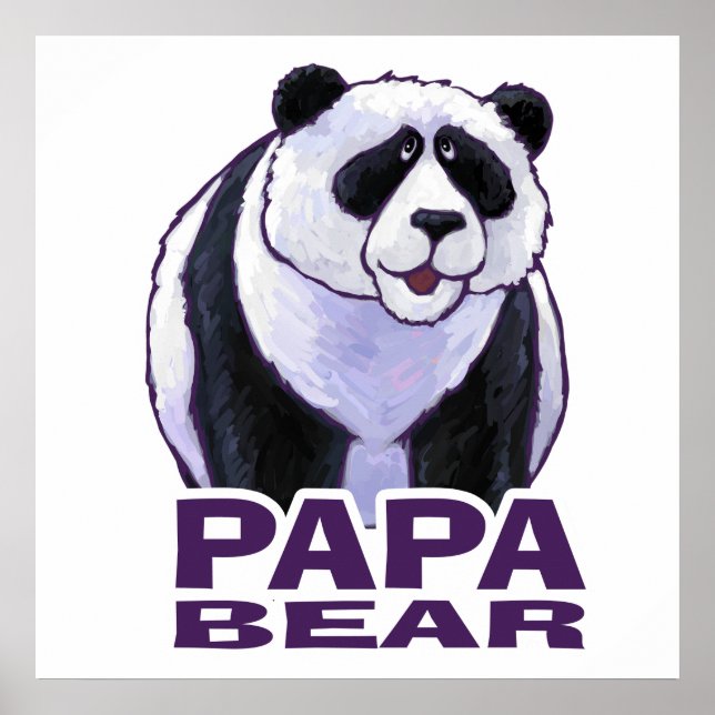 Pappa Panda Bear Poster (Framsidan)