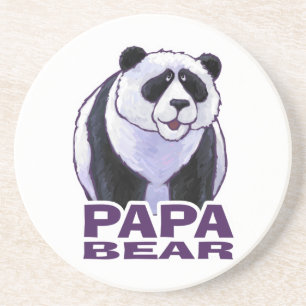 Pappa Panda Bear Underlägg Sandsten