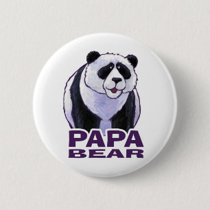 Pappa Panda Björn Knapp