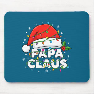 Pappa Papa Claus julbelysning Familj Matchande Lo Musmatta