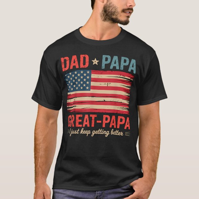 Pappa Papa Super T Shirt (Framsida)