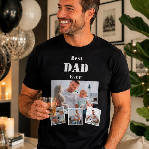 Pappa pappa bästa fotokollage t shirt