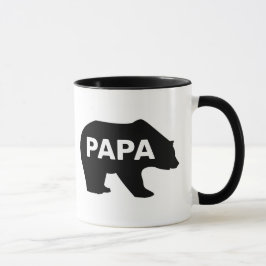 PAPPA PAPPA BEAR KAFFE KOPPAR