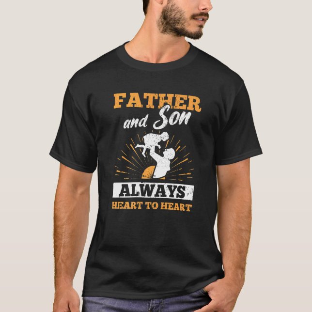 Pappa pappa Far och Son T Shirt (Framsida)