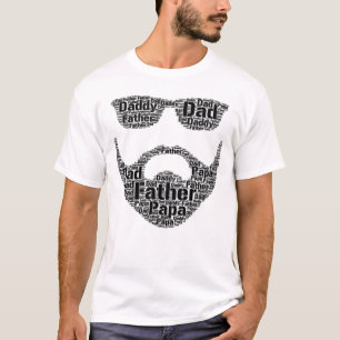 Pappa pappa Far Pappa Beard Sunglass T-shirt