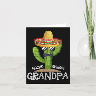 Pappa Pappa Fars dag Nacho medelvärde Morfar Cinco Kort
