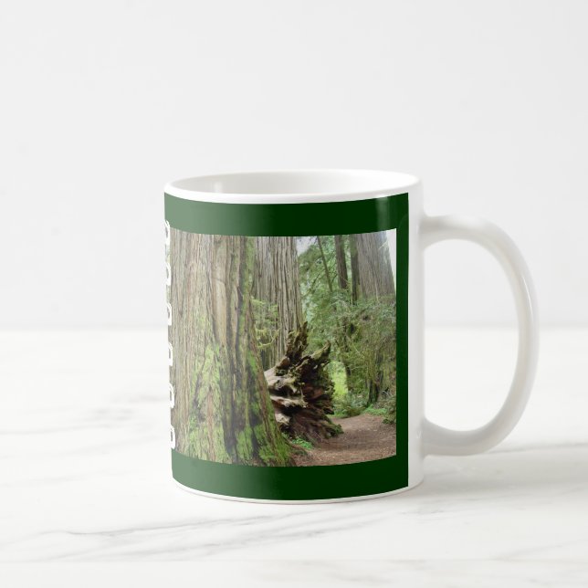 Pappa Pappa Kaffe Mugg Stora Trädröda Skogar (Höger)