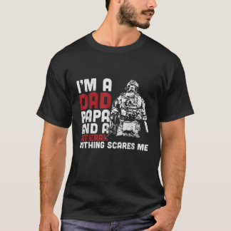 Pappa Pappa och ett veteranskt ingenting Skrämmer  T Shirt