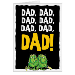 pappa, pappa, pappa (2018) hälsningskort