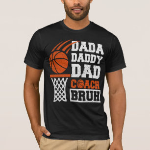 pappa pappa pappaledare bror Basket Pappas dag T Shirt