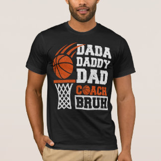 pappa pappa pappaledare bror Basket Pappas dag T Shirt