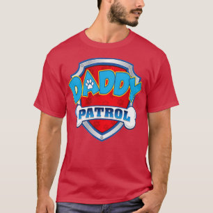 Pappa Patrol Hund Mamma Pappa Funny Gift Födelseda T Shirt