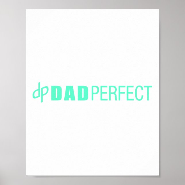 Pappa Perfekt Fars dag Poster (Framsidan)