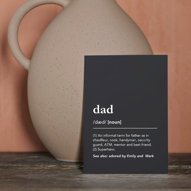 Pappa-personlig för definition av modernt lexikon (Skapare uppladdad)