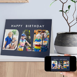 PAPPA Photo Brev Cutout Birdday Card Kort