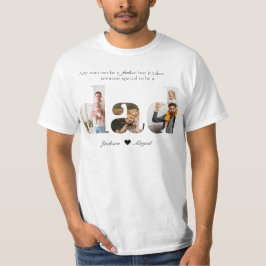 Pappa Photo Collage, Fars dag Gift for Pappa T Shirt
