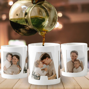 Pappa Photo Collage Fars dag Kaffemugg