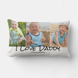 Pappa Photo Collage Fars dag Lumbarkudde