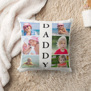 Pappa Photo Collage Kudde