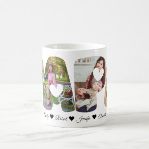 PAPPA Photo Collage Mugg - Perfekt Gift för Pappa