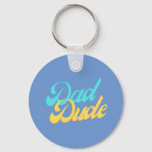 Pappa Pin Badge Nyckelring Light Blue Background