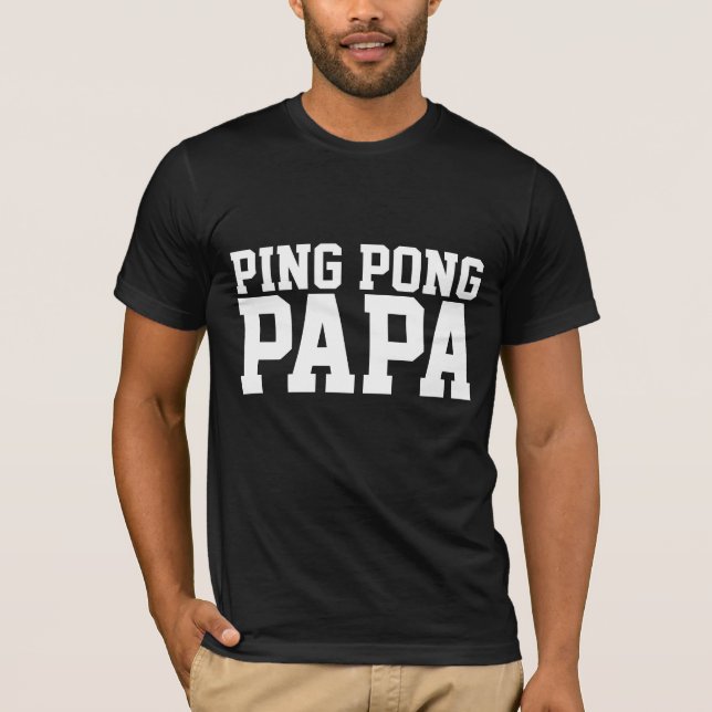 Pappa pingis pappa t-shirts (Framsida)