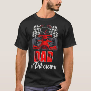 Pappa Pit Crew För manar Car Pappa om födelsedagsp T Shirt
