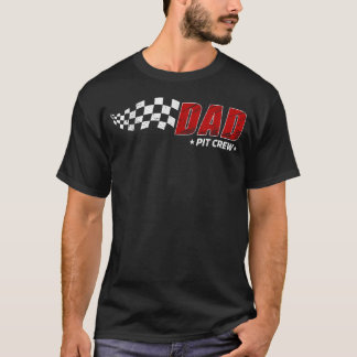 Pappa Pit Crew Racingbil Födelsedagsfamilj Matchan T Shirt
