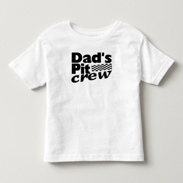Pappa Pit Crew T-shirt (Framsida)