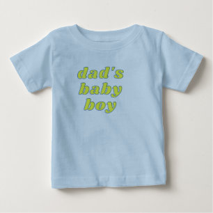Pappa Pojke Baby T-Shirst Blue T Shirt