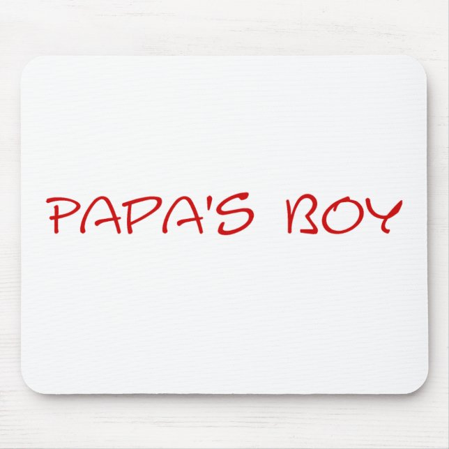Pappa pojke Mousepad Musmatta (Framsidan)