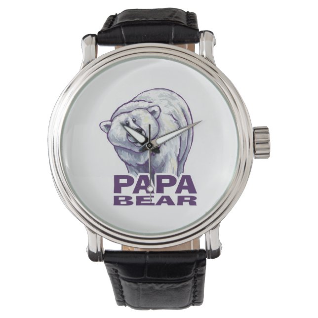Pappa Polar Bear Armbandsur (Framsida)